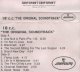 The Original Soundtrack Promo Cassette