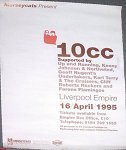 Merseycats Concert Poster 16 April 1995